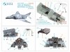 Quinta Studio QDS+48487 F-4C Phantom II 3D-Printed & coloured Interior on decal paper (Academy) (Small version) (with 3D-printed resin parts) 1/48